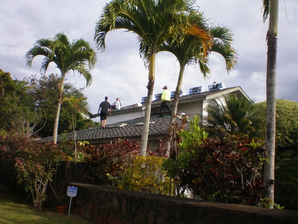 Slide of Action Roofing Hawaii