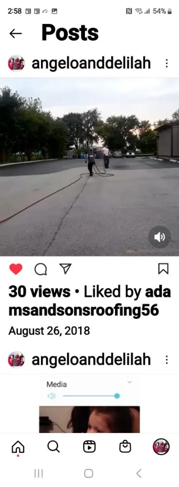 Slide of Adams & Son's Roofing