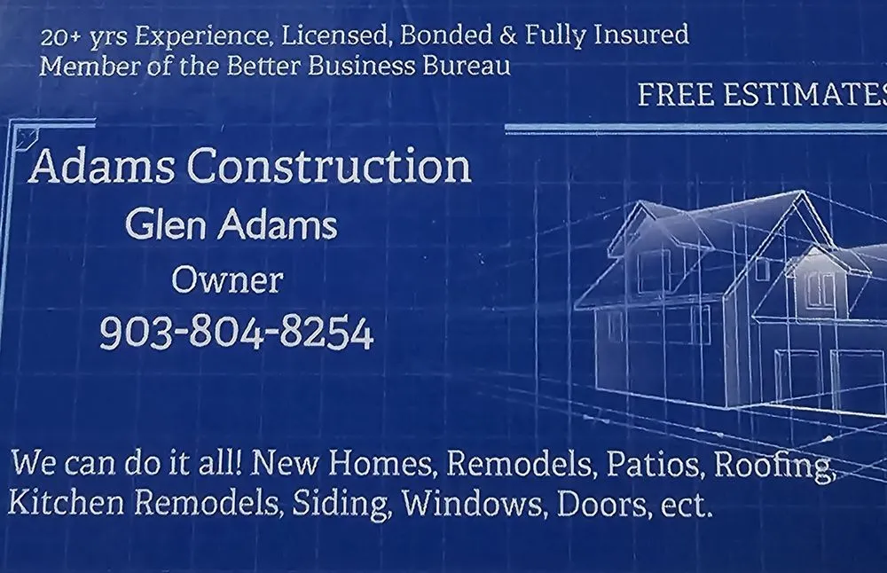 Slide of Adams Construction