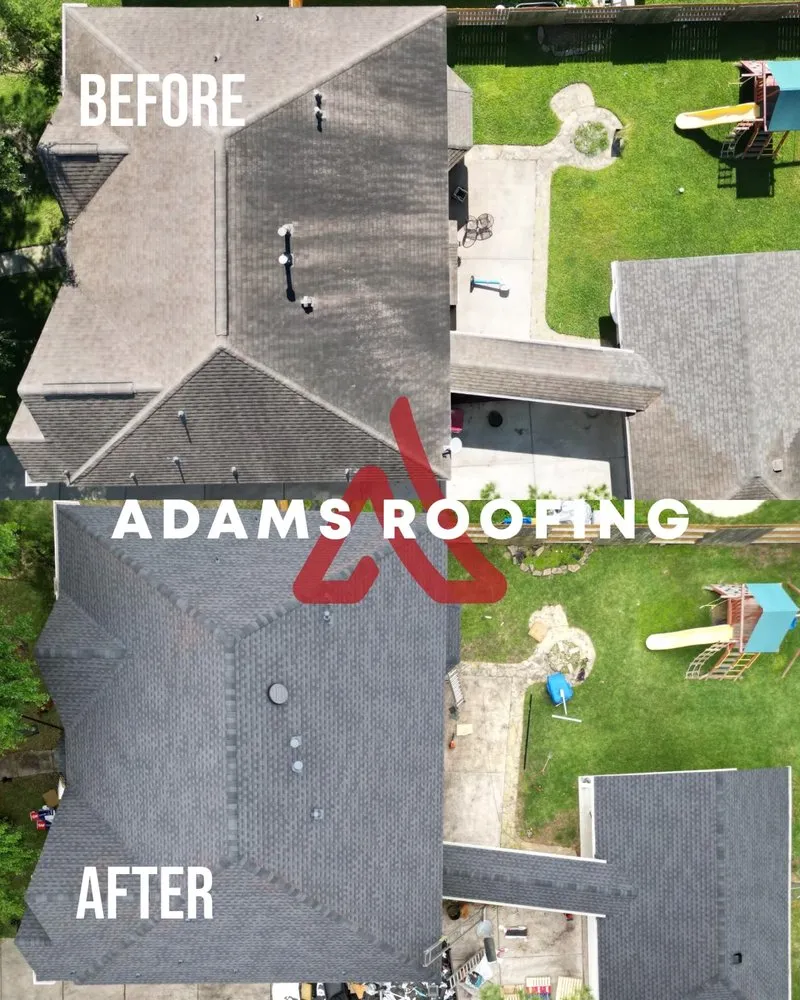 Slide of Adams Roofing