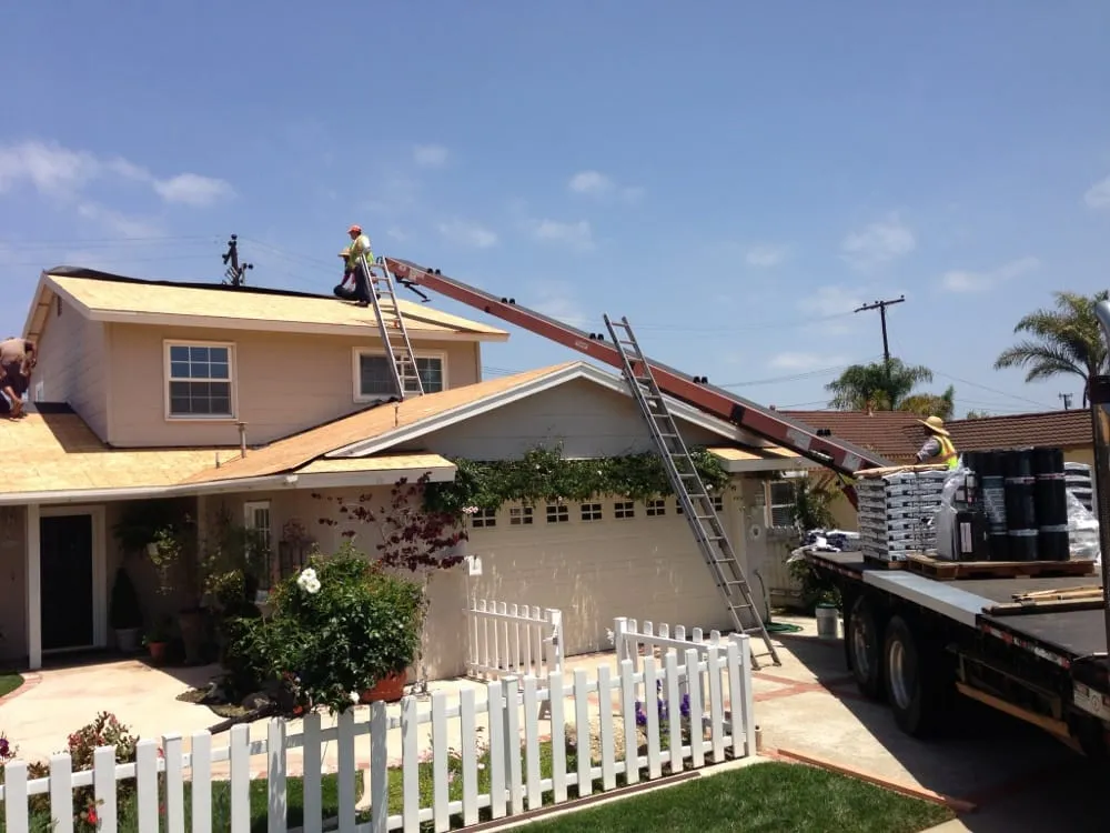 Slide of Adams Roofing