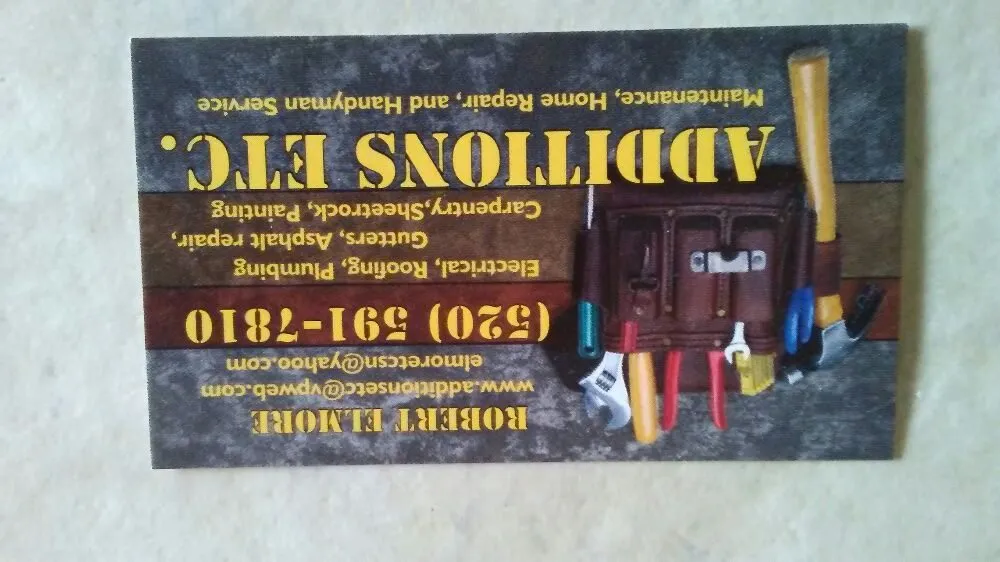 Slide of Additions Etc Handyman Service