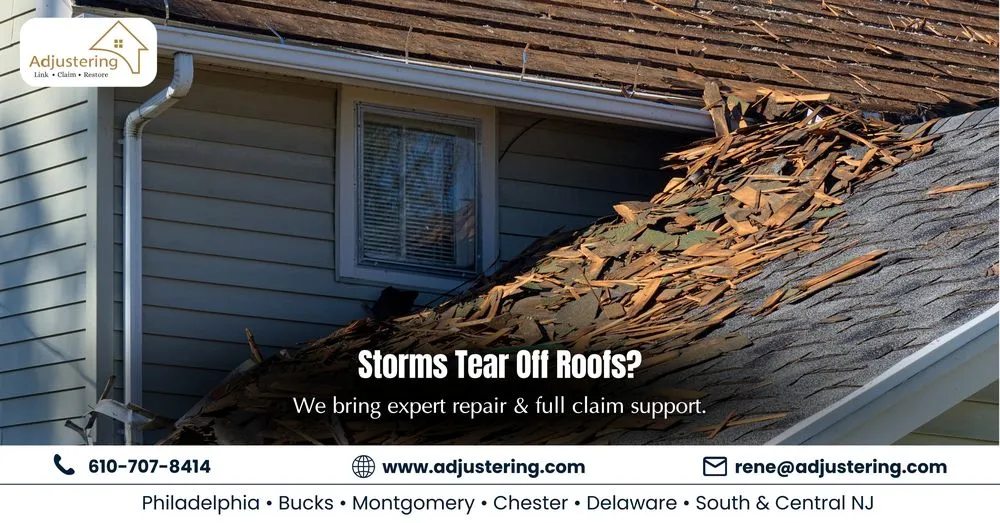 Trusted storm damage roof repair after storm damage across Huntingdon Valley, PA - Adjustering