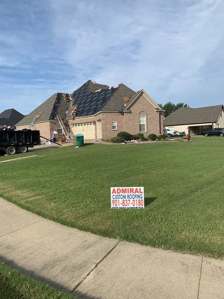 Slide of Admiral Custom Roofing