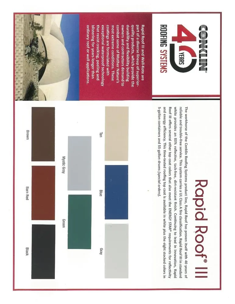 Slide of Advance Roofing Restoration