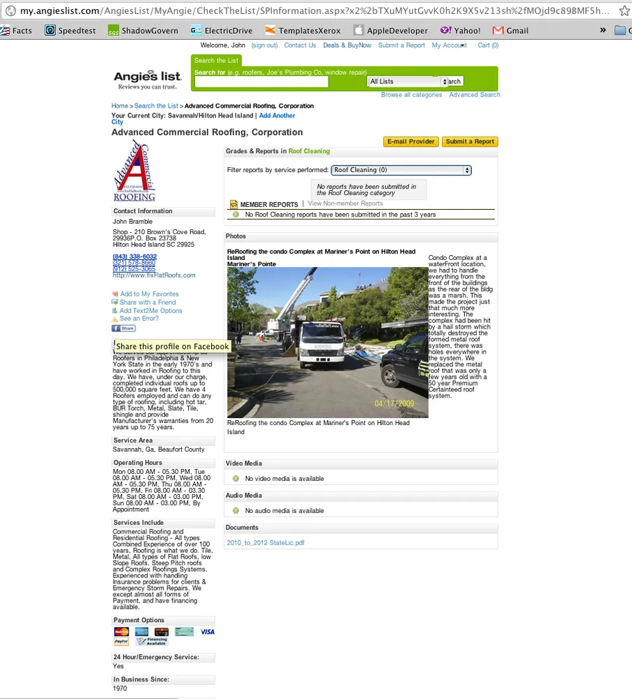 Slide of Advanced Commercial Roofing Corporation