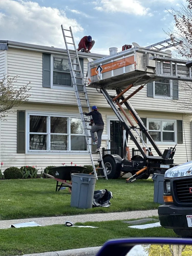 Professional storm damage roof repair for homes in Greendale Wisconsin, WI by Advanced Home Exterior
