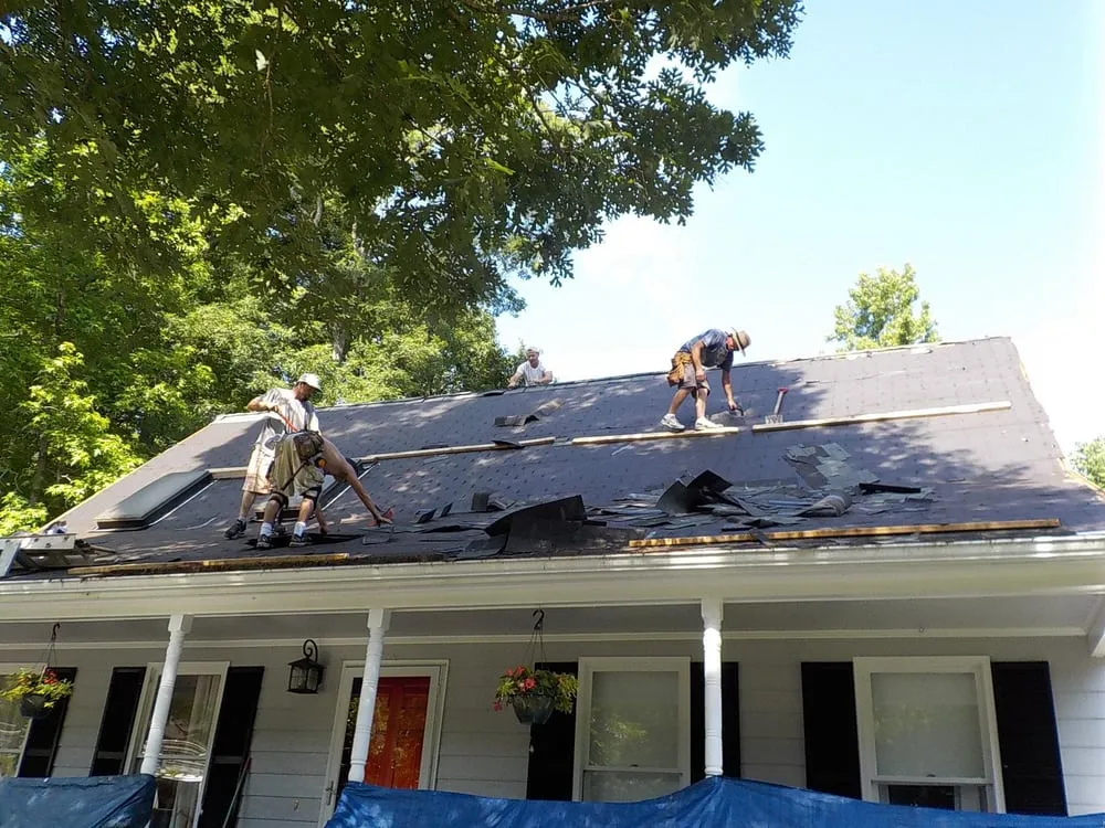 Professional roof leak repair in North Chesterfield, VA by Advanced Home Exteriors LLC- Roofing Services Contractor