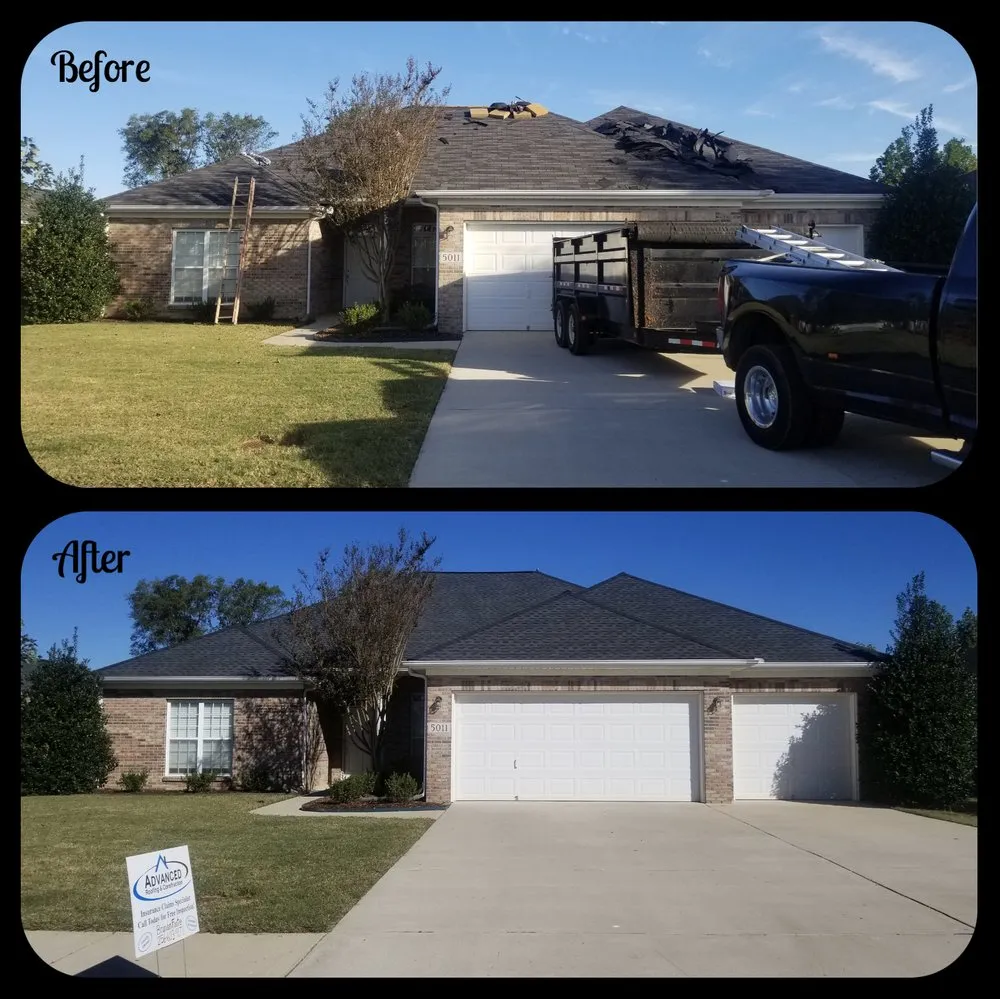 Slide of Advanced Roofing & Construction