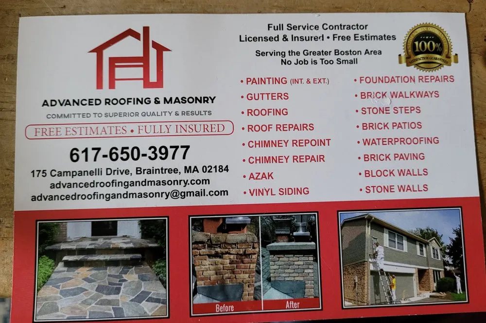 Slide of Advanced Roofing & Masonry