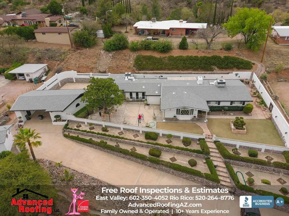 Slide of Advanced Roofing