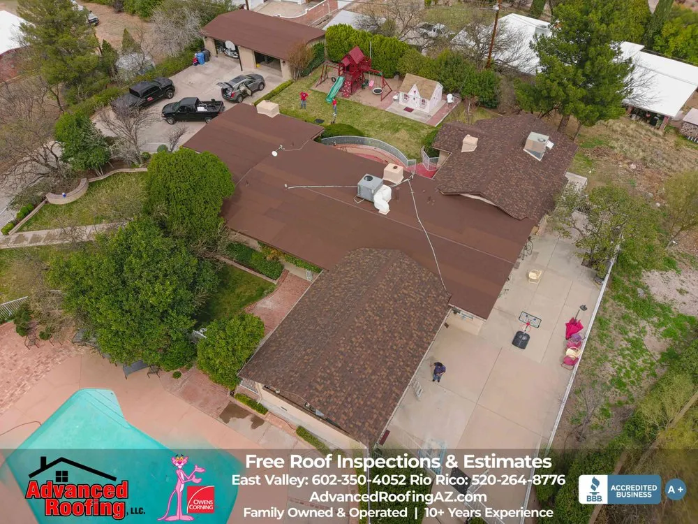 Slide of Advanced Roofing