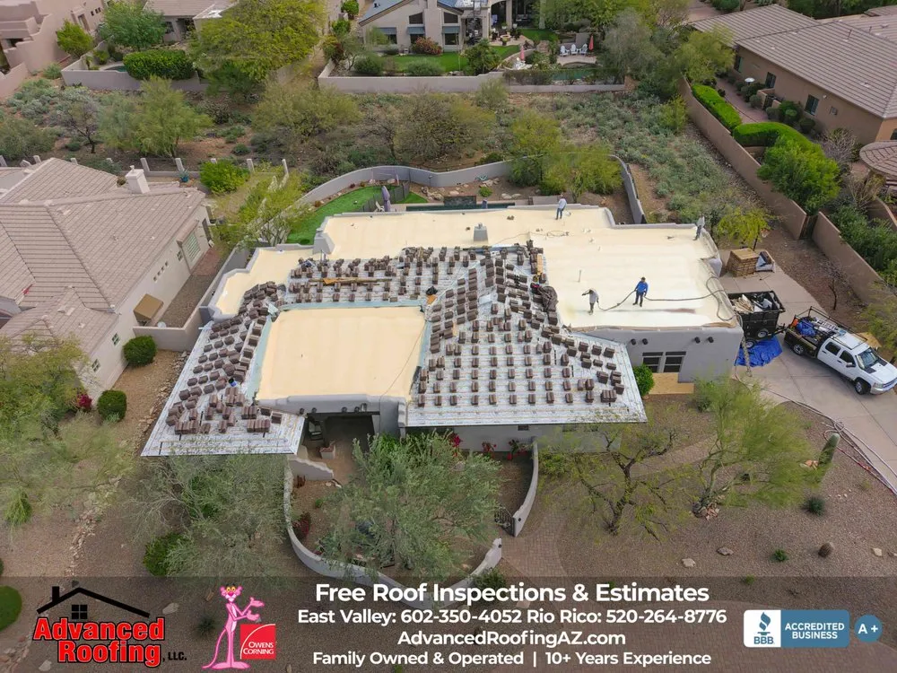 Slide of Advanced Roofing