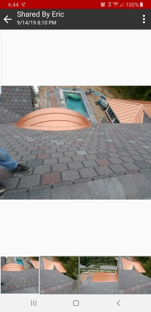 Slide of Advanced Roofing