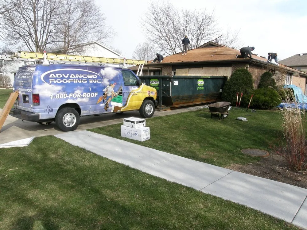 Slide of Advanced Roofing