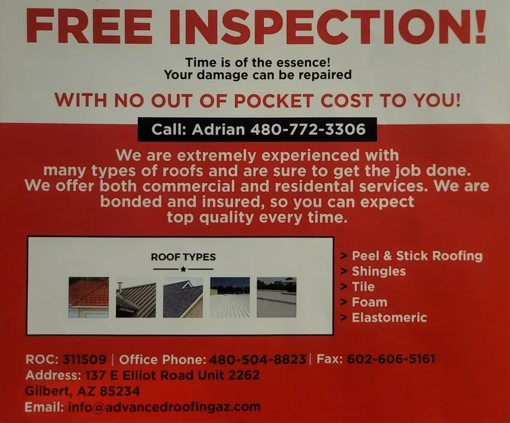 Slide of Advanced Rooofing