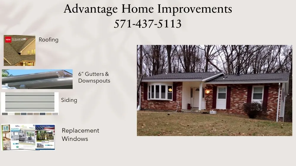 Slide of Advantage Home Improvements