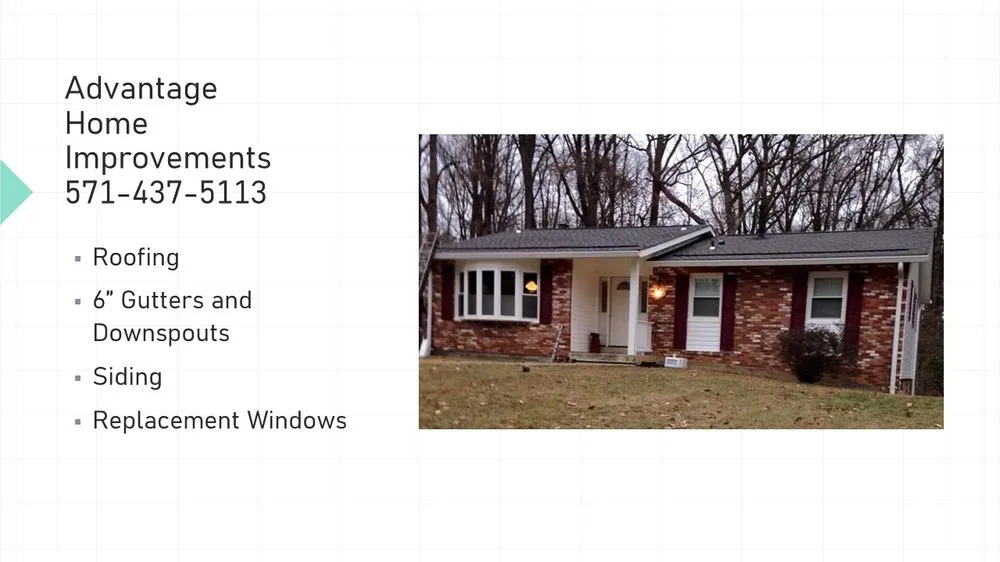 Slide of Advantage Home Improvements