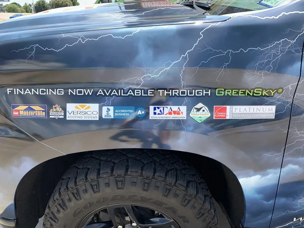 Slide of Advantage Roofing Company