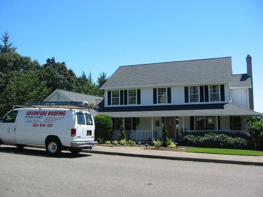 Slide of Adventure Roofing