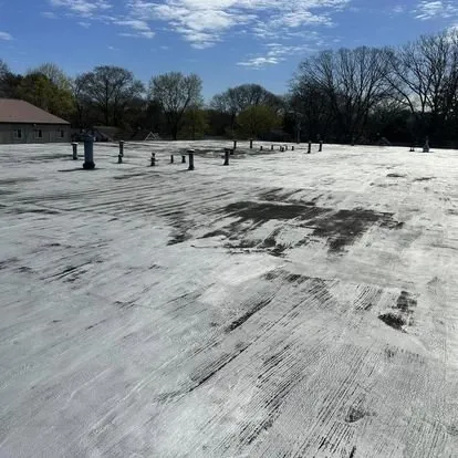 Slide of AED Roofers Water Proofers