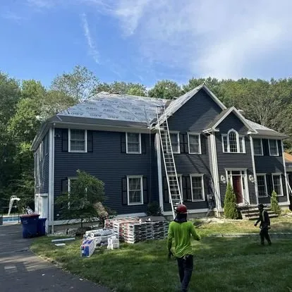 Slide of AED Roofers Water Proofers