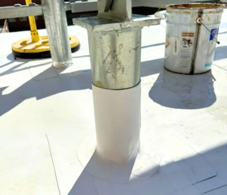 Slide of AED Roofers Water Proofers