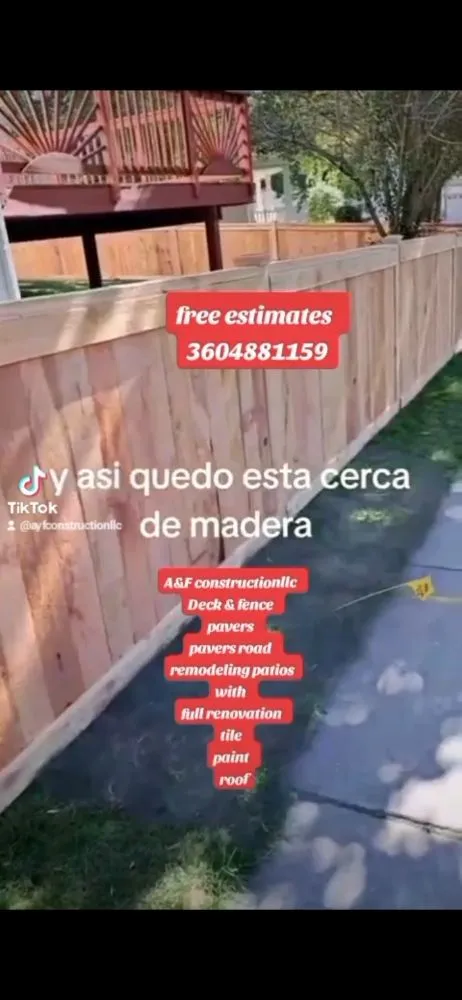 Slide of A&F Construction