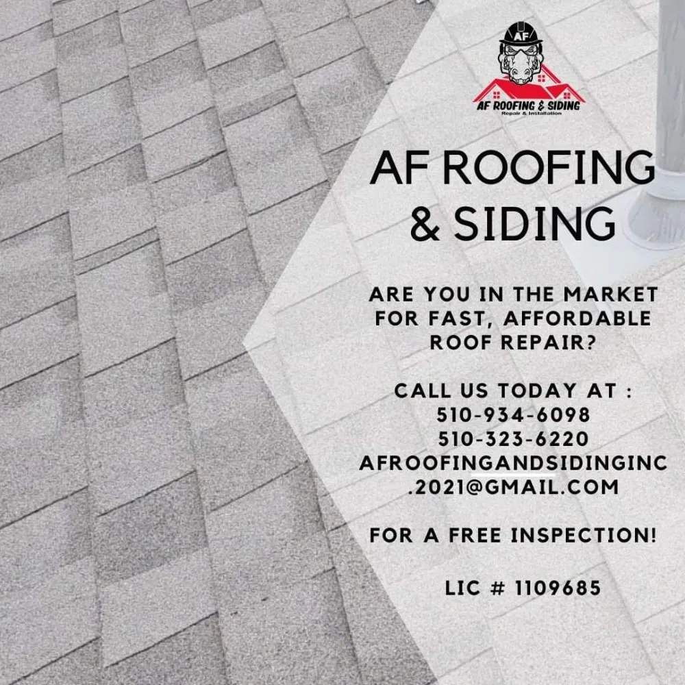 Slide of AF Roofing & Siding