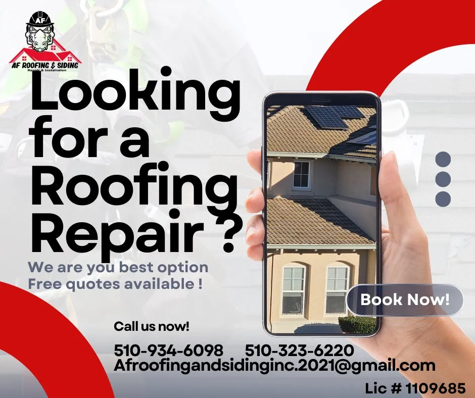 Slide of AF Roofing & Siding