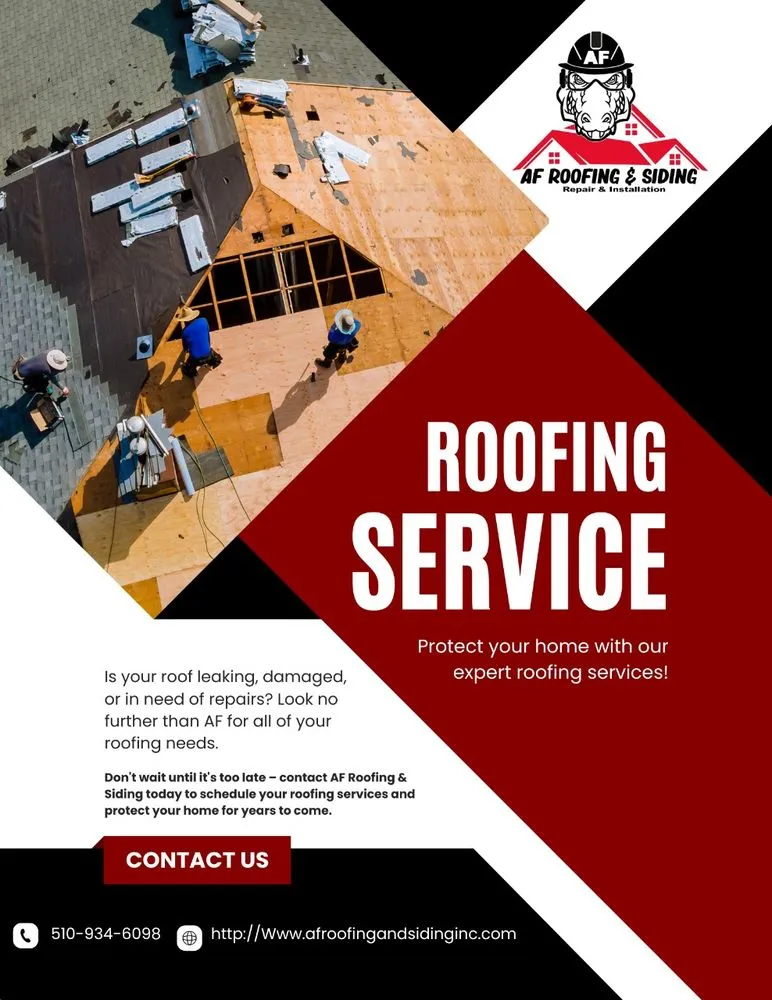 Slide of AF Roofing & Siding