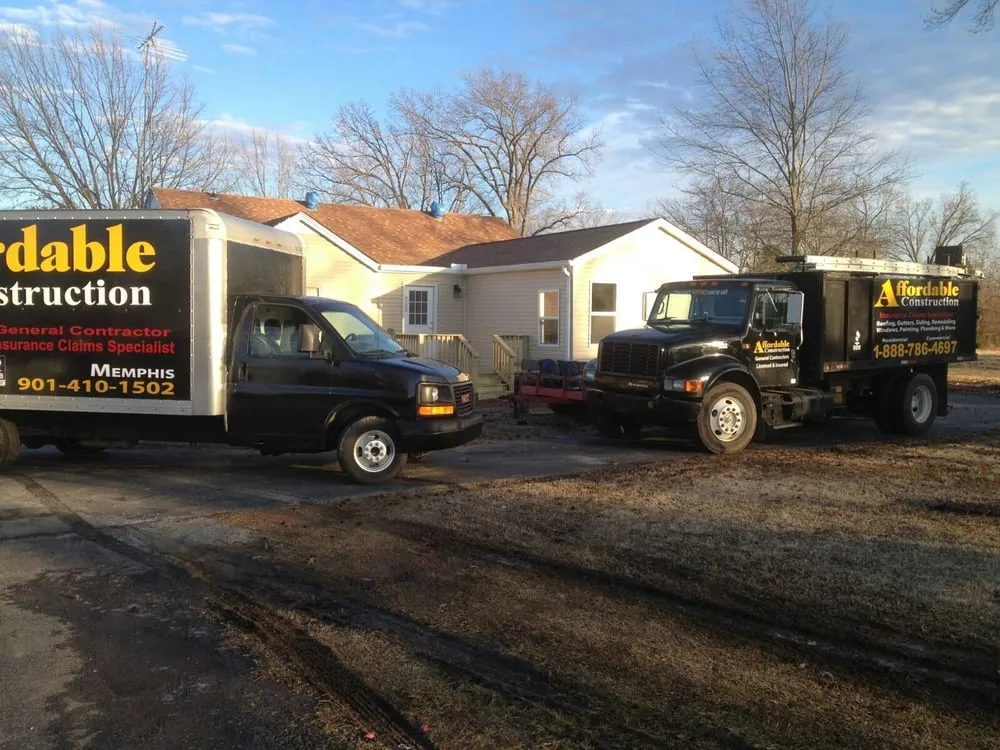 Slide of Affordable Construction