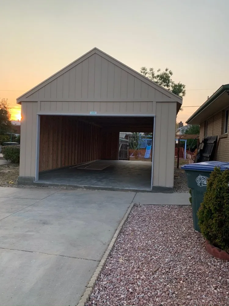 Slide of Affordable Garages and Concrete