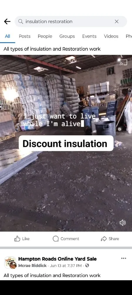 Slide of Affordable Insulation and Restoration