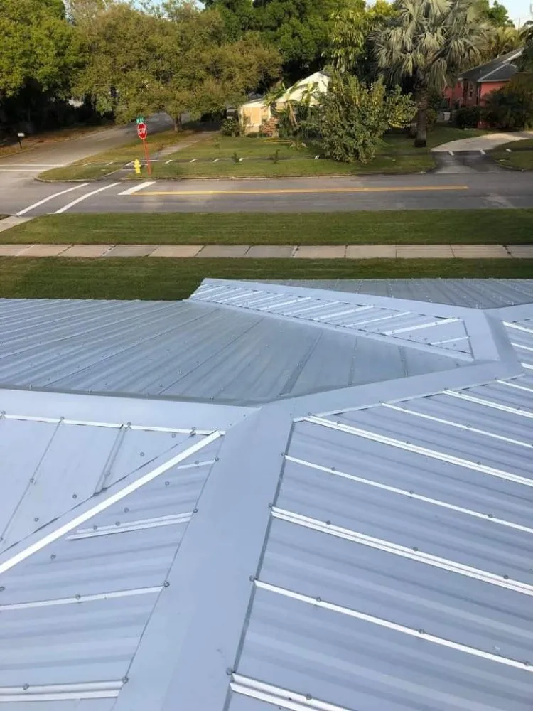 Slide of Affordable Metal Roof Installation