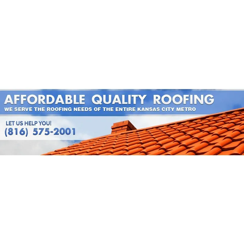 Licensed residential roofing service in Kidder, MO - Affordable Quality Roofing