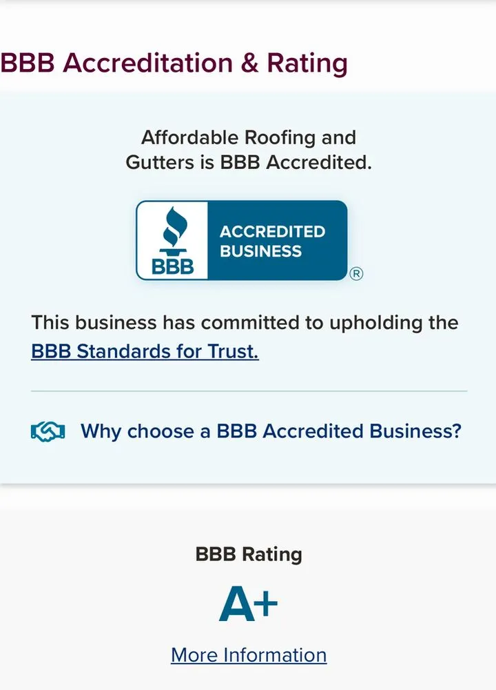 Slide of Affordable Roofing and Gutters