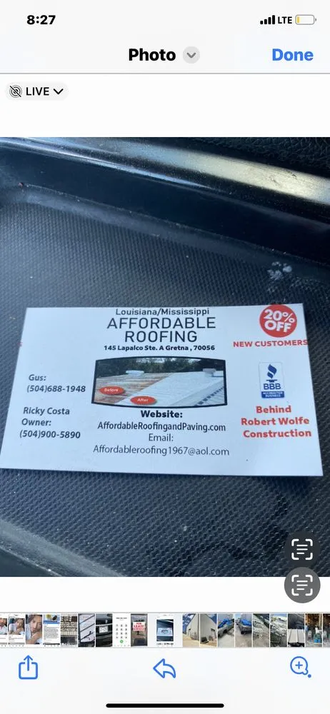 Slide of Affordable Roofing and Remodeling