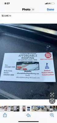 Affordable Roofing and Remodeling Logo