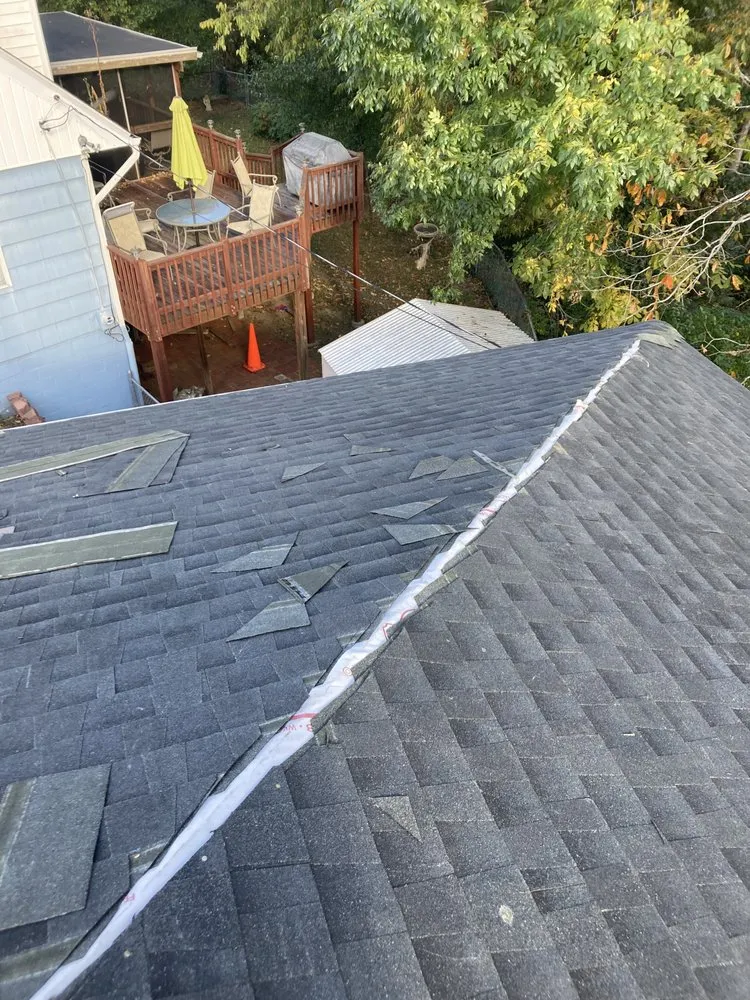 Emergency storm damage roof repair in Athalia, OH - Agc Construction