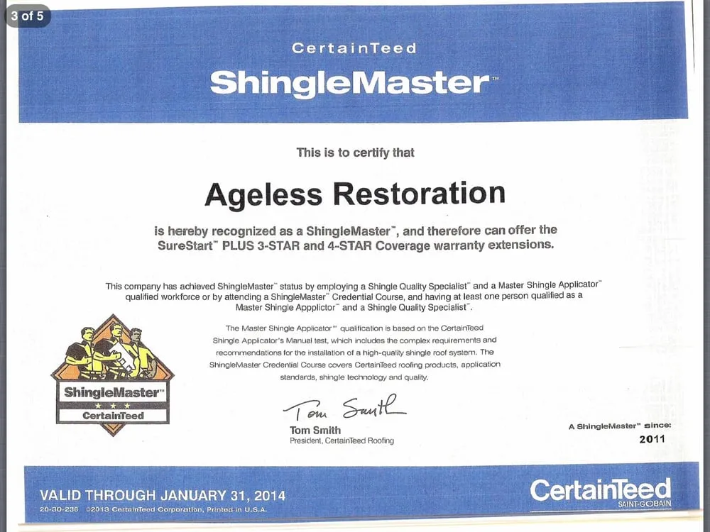 Slide of Ageless Restoration, Inc