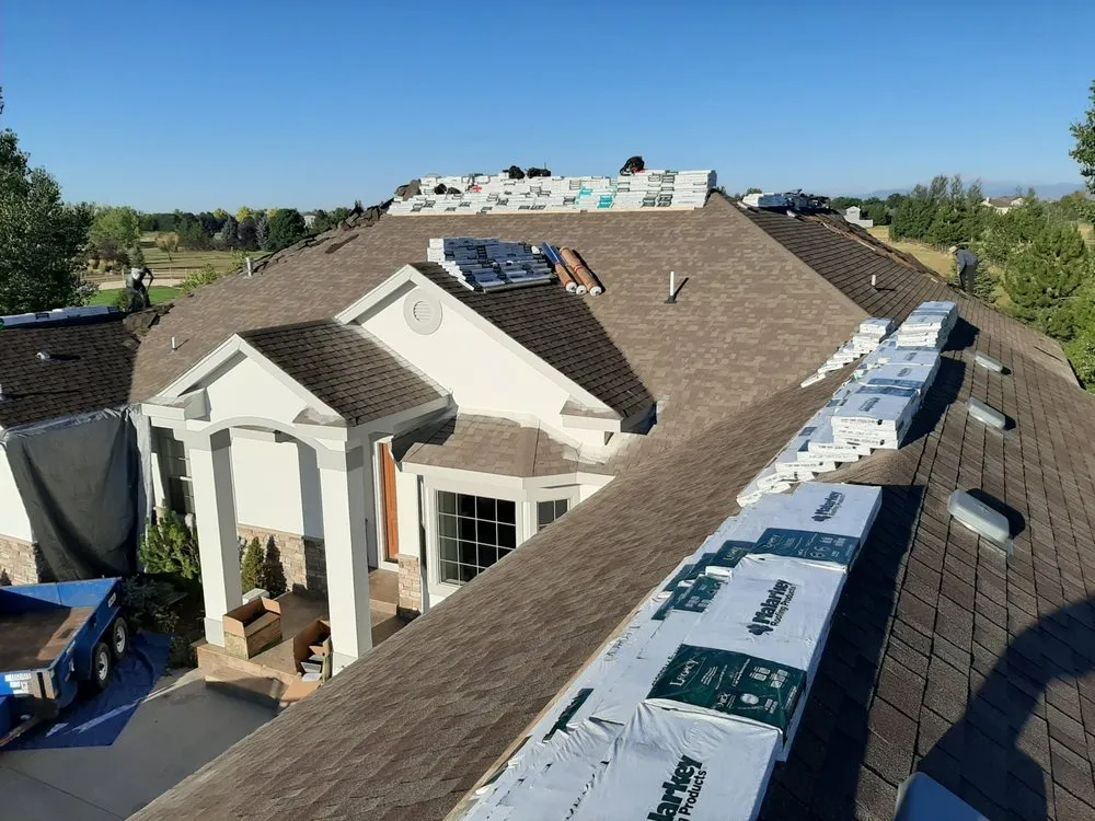 Emergency roof installation with free inspection in Bellvue, CO by Aggie Roofing