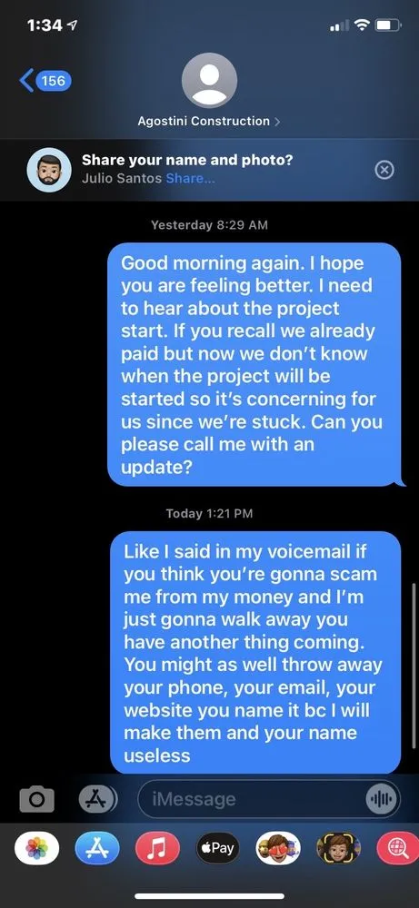 Slide of Agostini General Construction