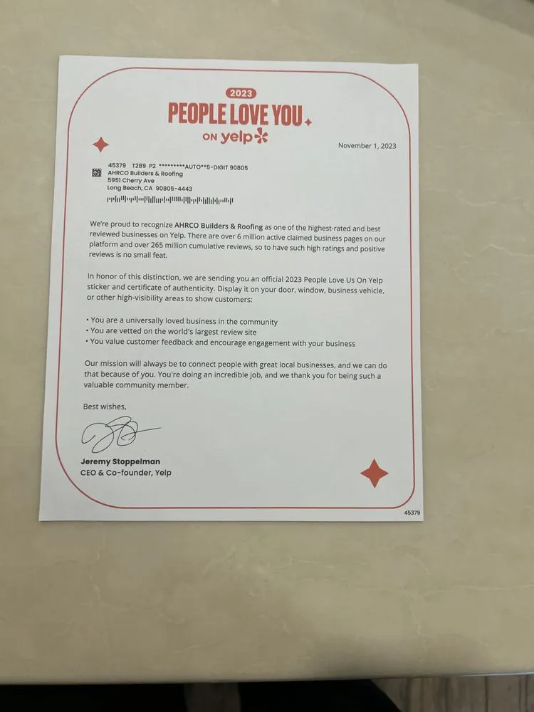 Slide of AHRCO Builders & Roofing