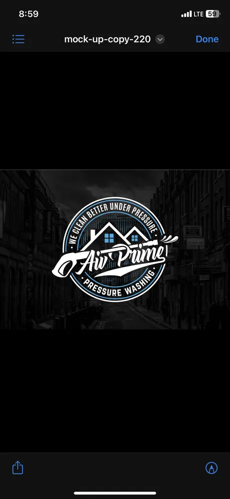 Slide of AIV Prime Pressure Washing