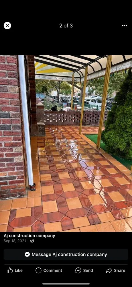 Slide of AJ Construction