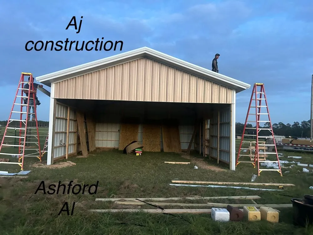 Slide of AJ Construction