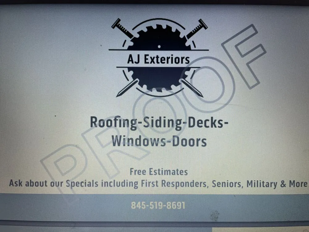 Slide of AJ Exteriors