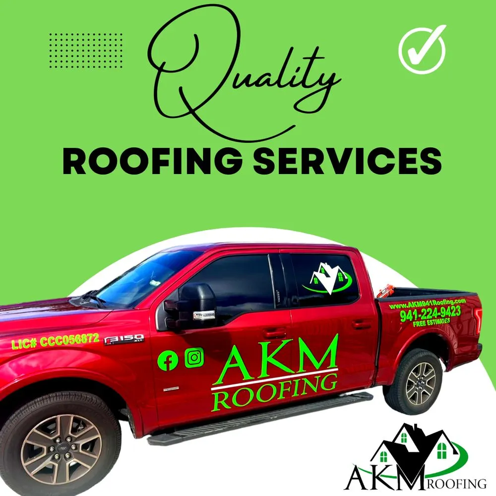 Emergency residential roofing service in Myakka City, FL by AKM Roofing