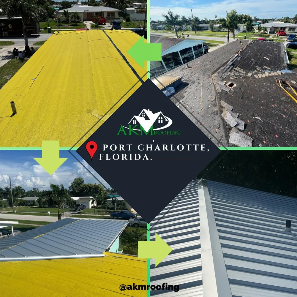 Licensed shingle roofing service experts serving Myakka City, FL - AKM Roofing
